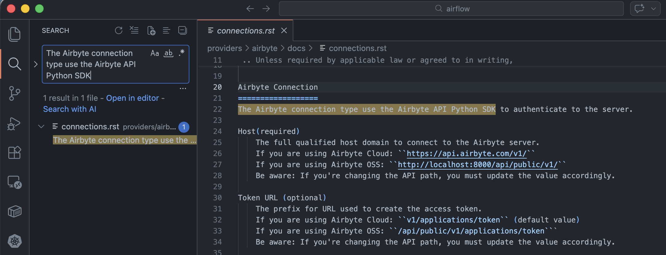 Search Text in VS Code